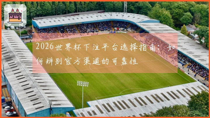 2026世界杯下注平台选择指南：如何辨别官方渠道的可靠性