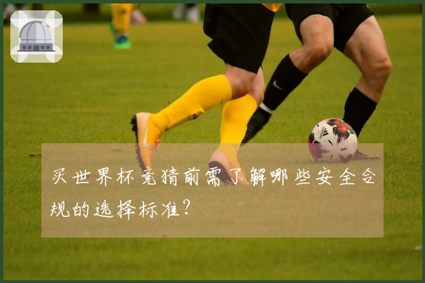 买世界杯竞猜前需了解哪些安全合规的选择标准？