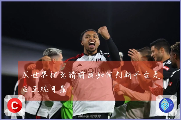 买世界杯竞猜前该如何判断平台是否正规可靠