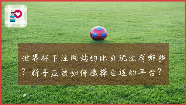 世界杯下注网站的比分玩法有哪些？新手应该如何选择合适的平台？