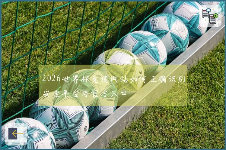 2026世界杯竞猜网站如何正确识别安全平台与官方入口